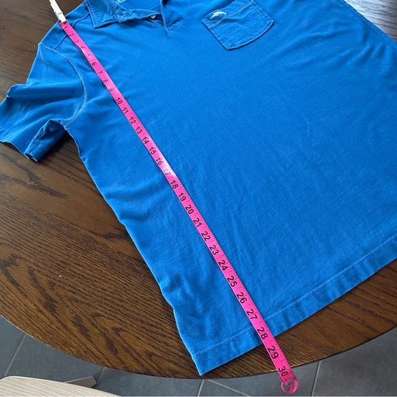 TOMMY BAHAMA Bahama Reef Polo Shirt Cobalt Blue Men’s Size S - Picture 9 of 13